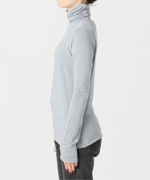 Spick & Span(スピックアンドスパン)の「≪追加≫【MIJEONG PARK /ミジョンパーク】 ロールネックジャージートップ(Tシャツ/カットソー・レディース・ブラウン/ブルー/アイボリー/ピンク・SMALL)」の20枚目の写真