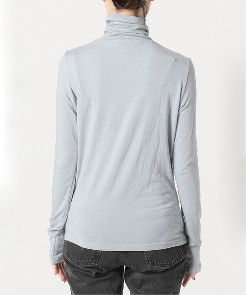 Spick & Span(スピックアンドスパン)の「≪追加≫【MIJEONG PARK /ミジョンパーク】 ロールネックジャージートップ(Tシャツ/カットソー・レディース・ブラウン/ブルー/アイボリー/ピンク・SMALL)」の21枚目の写真