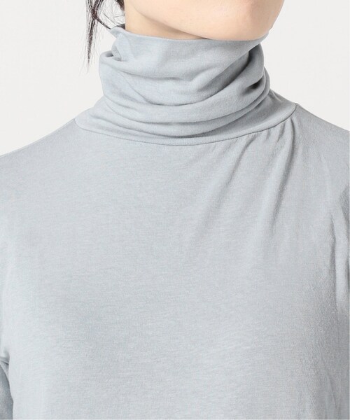 Spick & Span(スピックアンドスパン)の「≪追加≫【MIJEONG PARK /ミジョンパーク】 ロールネックジャージートップ(Tシャツ/カットソー・レディース・ブラウン/ブルー/アイボリー/ピンク・SMALL)」の22枚目の写真