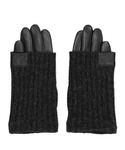 Vivienne Westwood ロングリブニットカフス 手袋　ダークグリーン vivilf031_2.jpg