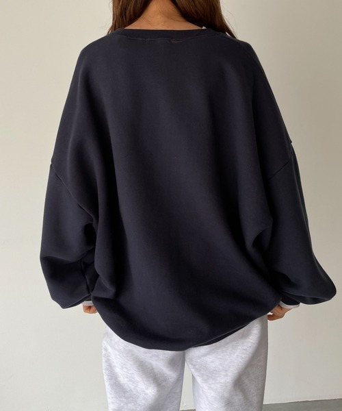 choice_cnl キャナルジーントレーナー スウェット ツートンカラー F choice_cnl キャナルジーントレーナー スウェット ツートン