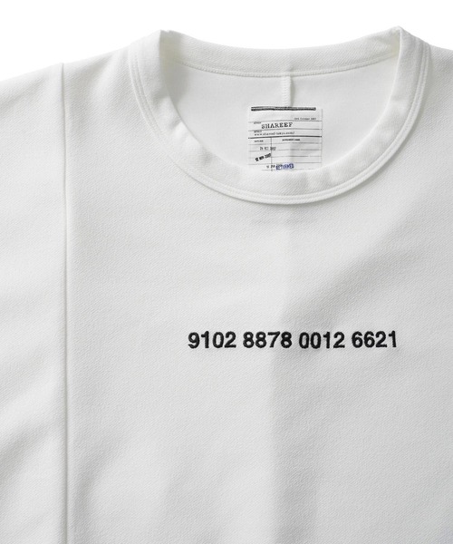 SHAREEF(シャリーフ)の「GEORGETTE JQ S/S PO(Tシャツ/カットソー・メンズ・ホワイト/ブラック/モカ/バーガンディー/ミント・1/2/3)」の9枚目の写真