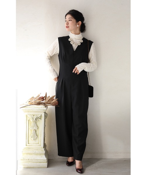 cawaii（カワイイ）の「バラの花浮かぶふわふわ起毛レースカットソートップス（Tシャツ/カットソー・レディース・アイボリー・FREE）」の3枚目の写真