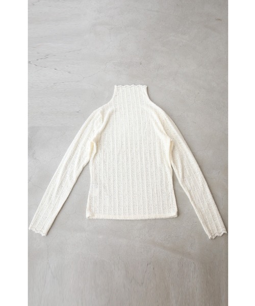 cawaii（カワイイ）の「バラの花浮かぶふわふわ起毛レースカットソートップス（Tシャツ/カットソー・レディース・アイボリー・FREE）」の19枚目の写真