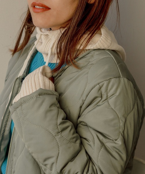 styiro（スタイロ）の「あったかバラクラバ＆アームウォーマーセット（ネックウォーマー/スヌード・レディース・ピンク/ブラック/アイボリー/グレー・FREE）」の6枚目の写真