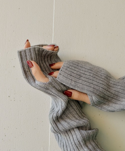 styiro（スタイロ）の「あったかバラクラバ＆アームウォーマーセット（ネックウォーマー/スヌード・レディース・ピンク/ブラック/アイボリー/グレー・FREE）」の12枚目の写真