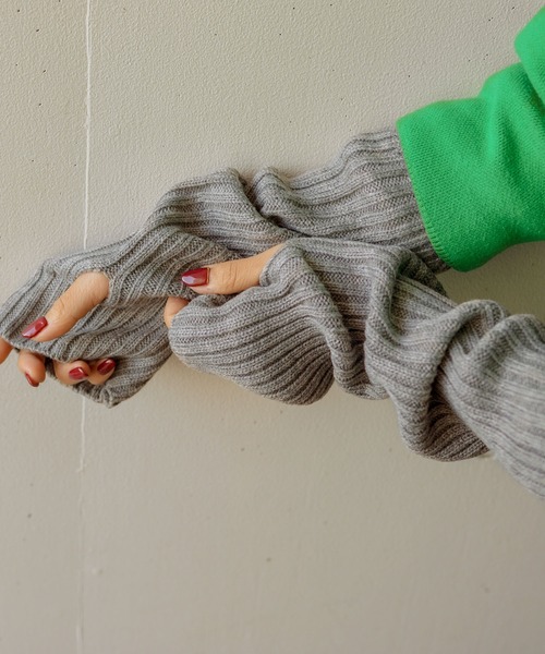 styiro（スタイロ）の「あったかバラクラバ＆アームウォーマーセット（ネックウォーマー/スヌード・レディース・ピンク/ブラック/アイボリー/グレー・FREE）」の11枚目の写真