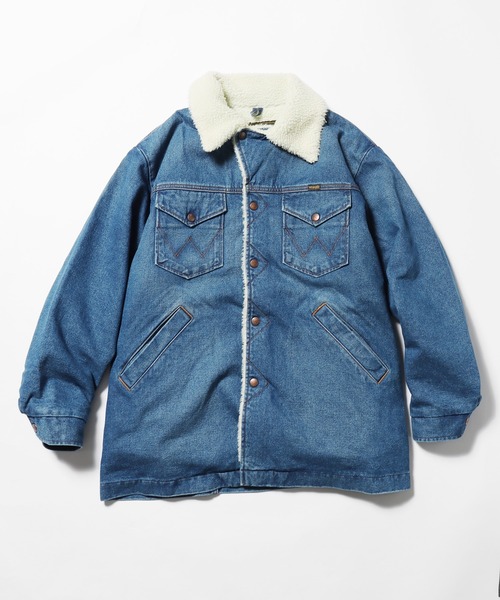 Wrangler（ラングラー）の「WRANGLER/ラングラー WRANGE COAT ボア ジャケット（ブルゾン・メンズ・ブラウン/ブルー/ブラック/ベージュ/ワインレッド・XL/L/M）」の20枚目の写真