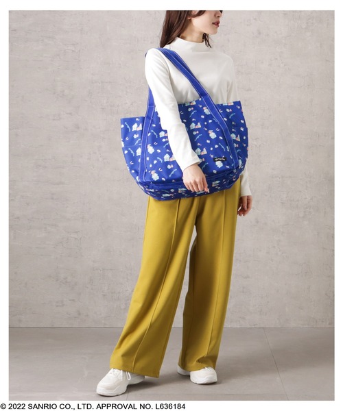 Mac-House（マックハウス）の「サンリオキャラクターズ キャラバルーントートバッグ（トートバッグ・レディース・グリーン/ネイビー/サックスブルー・フリー）」の6枚目の写真