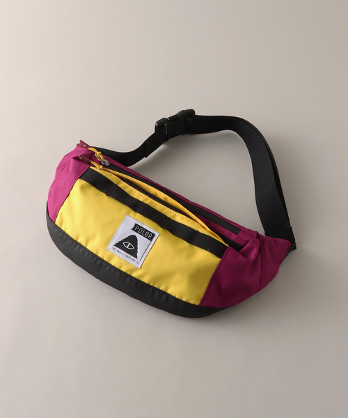 JOURNAL STANDARD relume（ジャーナルスタンダード　レリューム）の「【POLeR / ポーラー】 US MYSTERY TOUR HIP BAG（ショルダーバッグ・メンズ・ブラック/レッド/パープル・FREE）」の2枚目の写真
