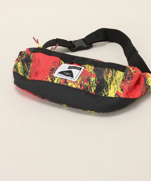 JOURNAL STANDARD relume（ジャーナルスタンダード　レリューム）の「【POLeR / ポーラー】 US MYSTERY TOUR HIP BAG（ショルダーバッグ・メンズ・ブラック/レッド/パープル・FREE）」の5枚目の写真