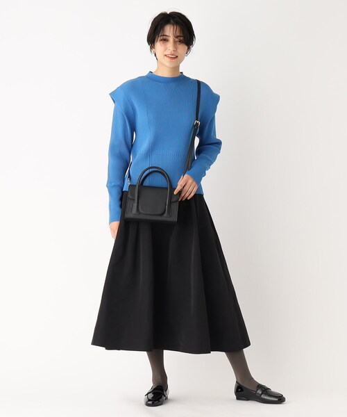 OPAQUE.CLIP（オペークドットクリップ）の「◆フラップミニバッグ【2WAY】（ショルダーバッグ・レディース・ブラック/オフホワイト/ブルー・00）」の21枚目の写真