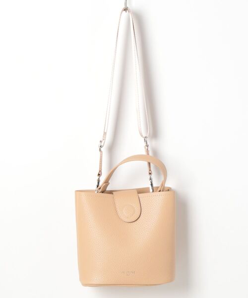 ALTROSE（アルトローズ）の「ショルダーバッグ トートバッグ 2WAY スクエア型 ワンハンドルバッグ トレヴィ（ショルダーバッグ・レディース・ブラウン/ブラック/アイボリー・FREE）」の10枚目の写真