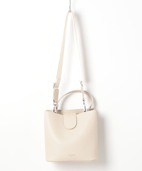 ALTROSE（アルトローズ）の「ショルダーバッグ トートバッグ 2WAY スクエア型 ワンハンドルバッグ トレヴィ（ショルダーバッグ・レディース・ブラウン/ブラック/アイボリー・FREE）」の12枚目の写真