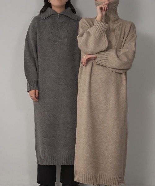 ジャケット・アウター lawgy alpaca touch zip knit lawgy alpaca touch zip knit