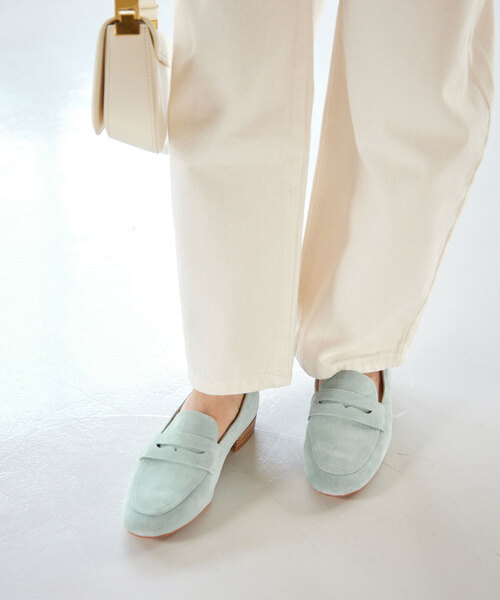 SLOBE IENA（スローブイエナ）の「SLOBE ローファー（ローファー・レディース・ホワイト/スカイブルー・37/38/36）」の18枚目の写真