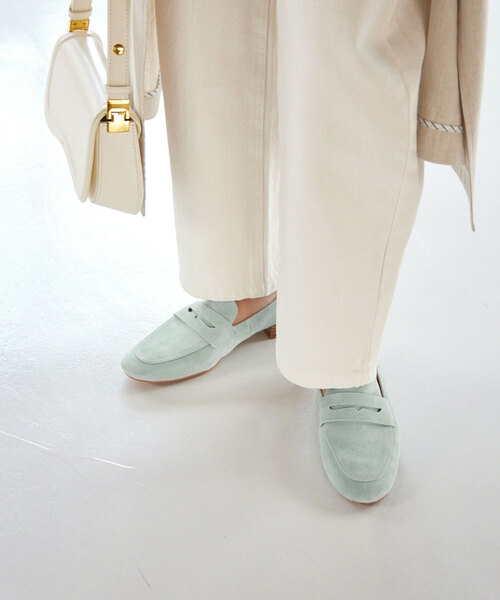 SLOBE IENA（スローブイエナ）の「SLOBE ローファー（ローファー・レディース・ホワイト/スカイブルー・37/38/36）」の19枚目の写真