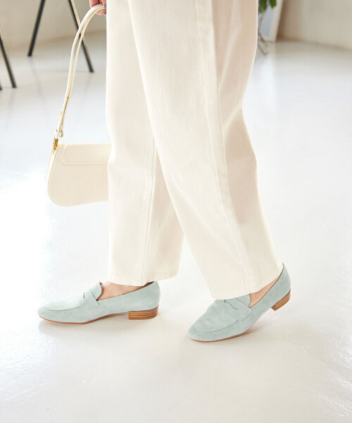 SLOBE IENA（スローブイエナ）の「SLOBE ローファー（ローファー・レディース・ホワイト/スカイブルー・37/38/36）」の20枚目の写真