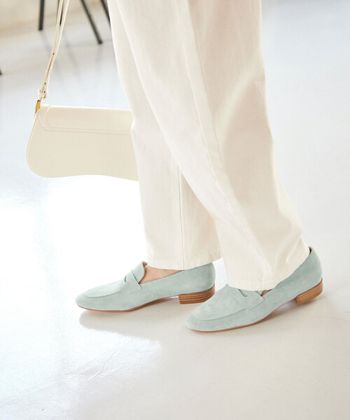 SLOBE IENA（スローブイエナ）の「SLOBE ローファー（ローファー・レディース・ホワイト/スカイブルー・37/38/36）」の21枚目の写真