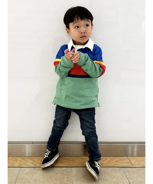 GAP(ギャップ)の「Babygap ウォッシュウェル '90S オリジナルストレートデニム(デニムパンツ・キッズ・インディゴブルー・5 YRS/18-24M/2 YRS/3 YRS/4 YRS/12-18M)」の5枚目の写真