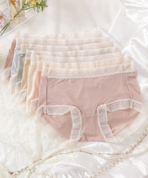 Lace Ladies（レースレディース）の「7枚セット レースハイウエストショーツ（ショーツ）」