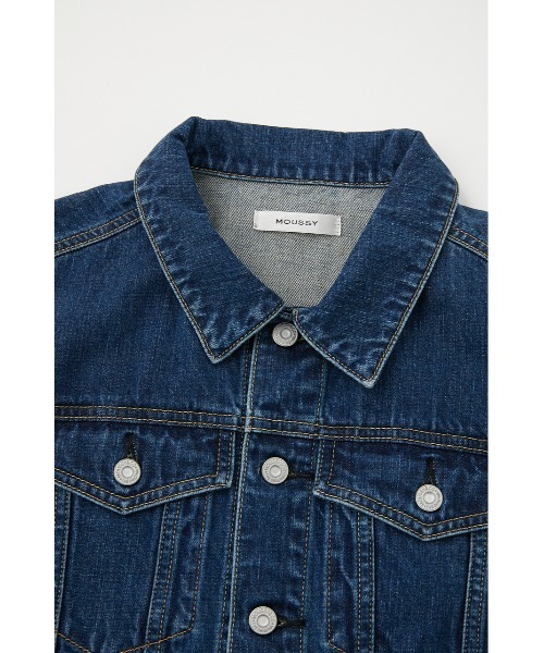 MOUSSY（マウジー）の「BACK BELT DENIM ベスト（ベスト・レディース・ブルー・FREE）」の8枚目の写真