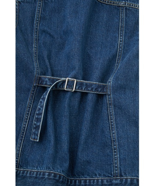 MOUSSY（マウジー）の「BACK BELT DENIM ベスト（ベスト・レディース・ブルー・FREE）」の7枚目の写真