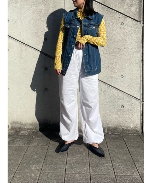 MOUSSY（マウジー）の「BACK BELT DENIM ベスト（ベスト・レディース・ブルー・FREE）」の19枚目の写真
