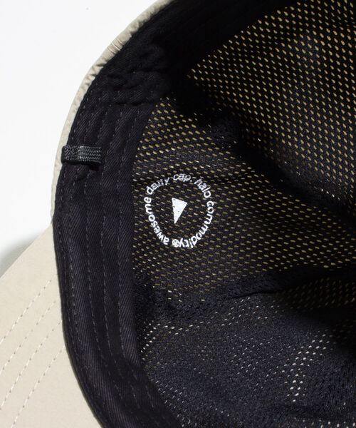 halo commodity(ハロ コモディティー)の「【halo Commodity/ハロ コモディティー】Salt Path Cap ジェットキャップ(キャップ・メンズ・ベージュ/チャコールグレー/ブラック・FREE)」の6枚目の写真