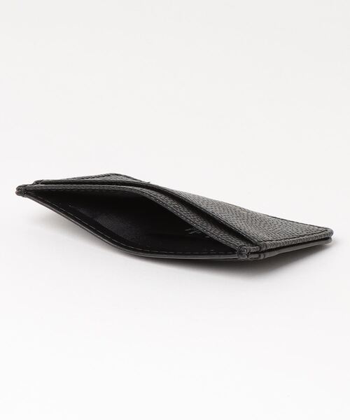 FRED PERRY（フレッドペリー）の「Scotch Grain Textured Pu Cardholder（カードケース・メンズ・ブラック・ONE SIZE）」の2枚目の写真