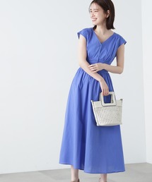 N.(N. Natural Beauty Basic) | 【S Size Line】◆Vネックギャザーワンピース(ワンピース)