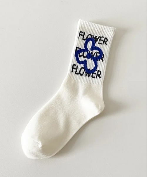 ammy.（エイミードット）の「【 ammy. / エイミードット 】 ポップ ロゴ プリント ソックス（ソックス/靴下・レディース・D/E/A/B/C・FREE）」の4枚目の写真