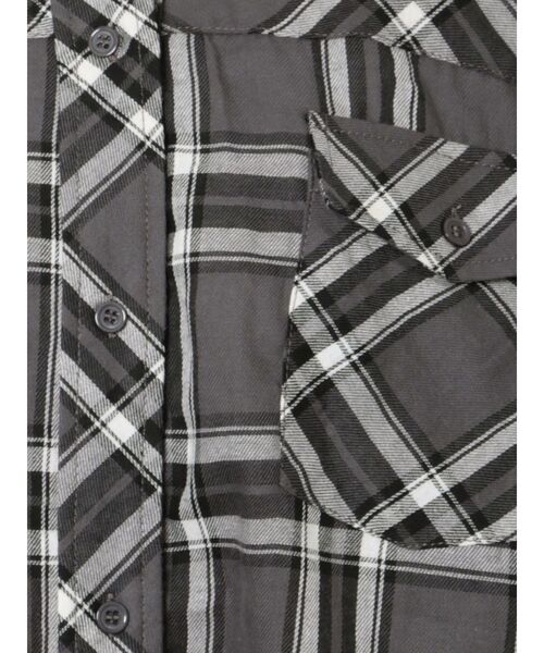 GYDA(ジェイダ)の「GGボリュームスリーブBIGチェックシャツ(シャツ/ブラウス・レディース・ベージュ/グレー・FREE)」の18枚目の写真