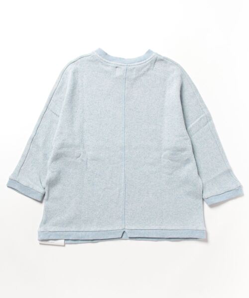 SIPULI（シプリ）の「Soft TOP URAKE ドルマンプルオーバー（Tシャツ/カットソー・レディース・イエロー×グリーン/サックスブルー・2）」の8枚目の写真