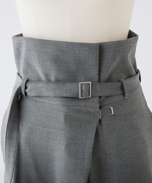 Seemi. byNICECLAUP（ シーミーバイナイスクラップ）の「【Seemi】デザインハイウエストパンツ（スラックス・レディース・ブルー/グレー/ピンク・FREE）」の10枚目の写真