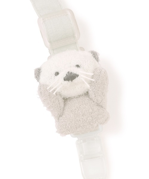 gelato pique(ジェラートピケ)の「【BABY】スムーズィーラッコマルチクリップ(ベビーカー/ベビーカー用品・キッズ・ミント/ピンク・FREE)」の5枚目の写真