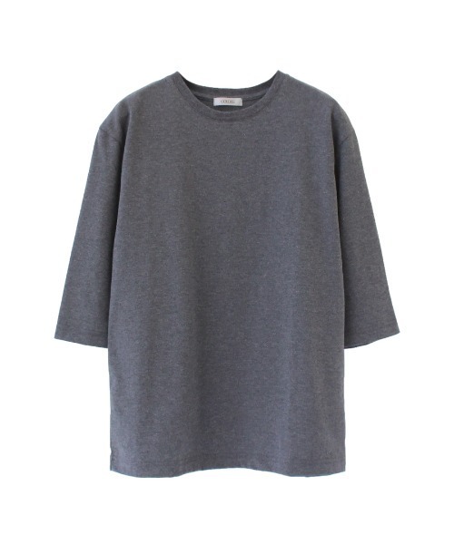 COUDRE コットンT　ダークグレー 　6分袖 コットンT（Tシャツ/カットソー）｜COUDRE（クードル）のファッション