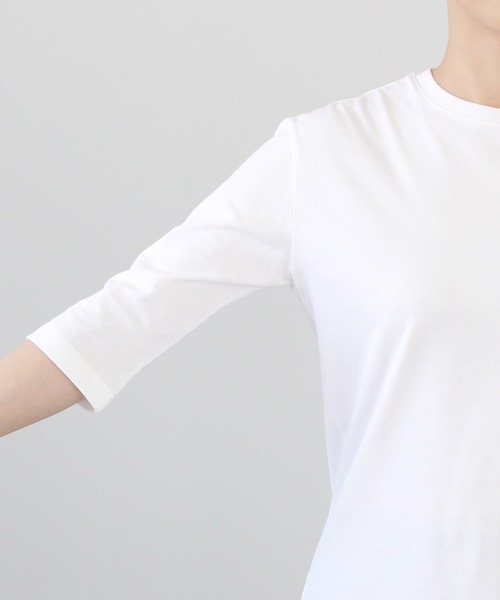 COUDRE（クードル）の「コットンT（Tシャツ/カットソー・レディース・ブラック/パープル/グリーン/ブラック系/ホワイト/Black/ダークグレー/White・FREE）」の18枚目の写真