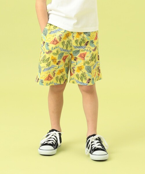 BEAMS mini(ビームスミニ)の「BEAMS mini / キャンプ プリント ショートパンツ 23SS(90~150cm)(その他パンツ・キッズ・イエロー/ナチュラル・90/100/110/120/130/140/150)」の5枚目の写真