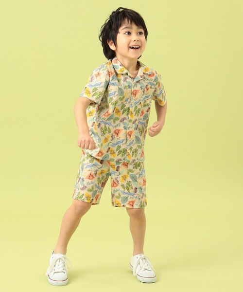 BEAMS mini(ビームスミニ)の「BEAMS mini / キャンプ プリント ショートパンツ 23SS(90~150cm)(その他パンツ・キッズ・イエロー/ナチュラル・90/100/110/120/130/140/150)」の7枚目の写真