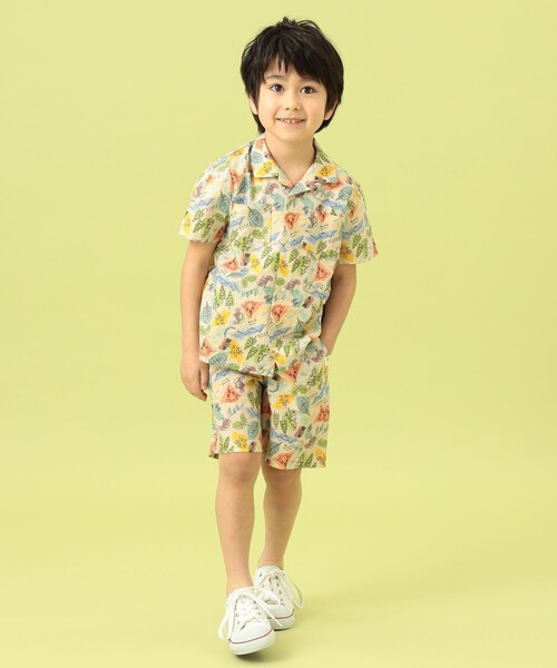 BEAMS mini(ビームスミニ)の「BEAMS mini / キャンプ プリント ショートパンツ 23SS(90~150cm)(その他パンツ・キッズ・イエロー/ナチュラル・90/100/110/120/130/140/150)」の8枚目の写真