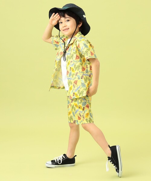 BEAMS mini(ビームスミニ)の「BEAMS mini / キャンプ プリント ショートパンツ 23SS(90~150cm)(その他パンツ・キッズ・イエロー/ナチュラル・90/100/110/120/130/140/150)」の9枚目の写真