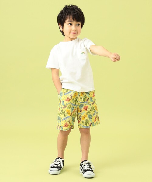 BEAMS mini(ビームスミニ)の「BEAMS mini / キャンプ プリント ショートパンツ 23SS(90~150cm)(その他パンツ・キッズ・イエロー/ナチュラル・90/100/110/120/130/140/150)」の10枚目の写真