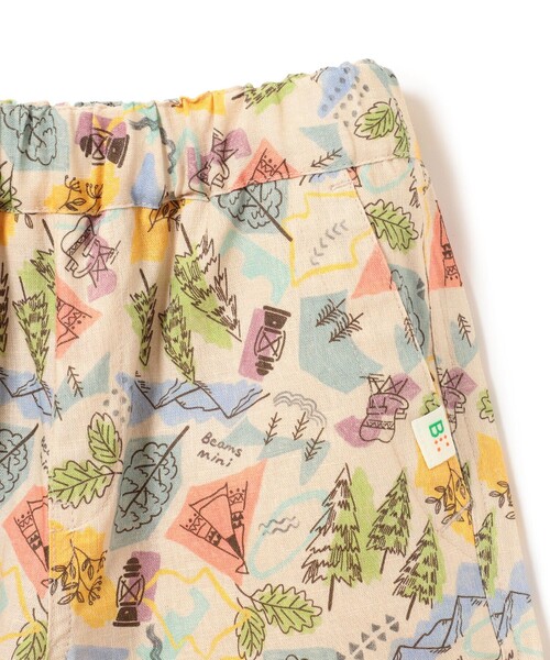 BEAMS mini(ビームスミニ)の「BEAMS mini / キャンプ プリント ショートパンツ 23SS(90~150cm)(その他パンツ・キッズ・イエロー/ナチュラル・90/100/110/120/130/140/150)」の12枚目の写真