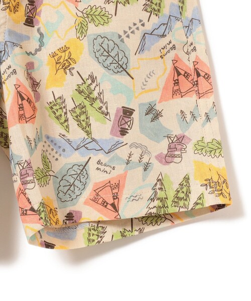 BEAMS mini(ビームスミニ)の「BEAMS mini / キャンプ プリント ショートパンツ 23SS(90~150cm)(その他パンツ・キッズ・イエロー/ナチュラル・90/100/110/120/130/140/150)」の13枚目の写真