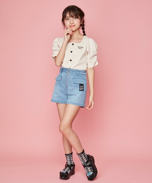 JENNI（ジェニィ）の「厚底クロススポサン（サンダル・キッズ・オフホワイト/ブラック・21cm/20cm/22cm/24cm/23cm）」の13枚目の写真