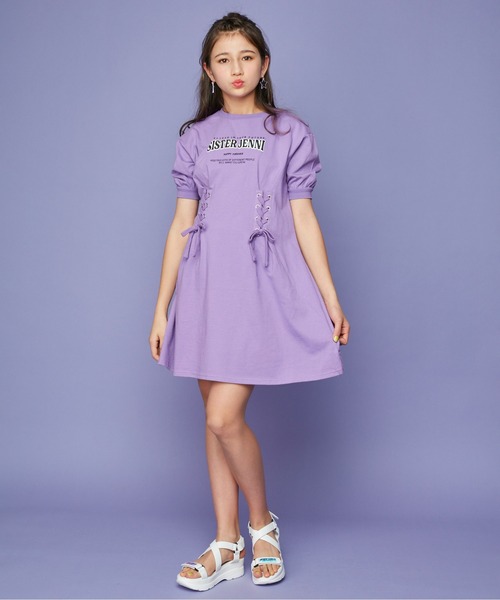 JENNI（ジェニィ）の「厚底クロススポサン（サンダル・キッズ・オフホワイト/ブラック・21cm/20cm/22cm/24cm/23cm）」の10枚目の写真