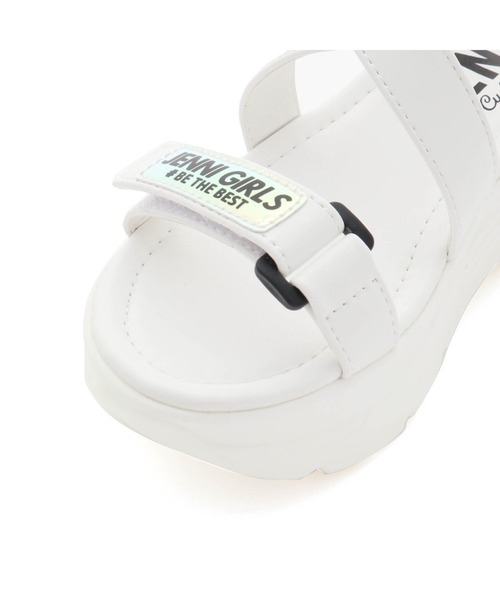 JENNI（ジェニィ）の「厚底クロススポサン（サンダル・キッズ・オフホワイト/ブラック・21cm/20cm/22cm/24cm/23cm）」の18枚目の写真