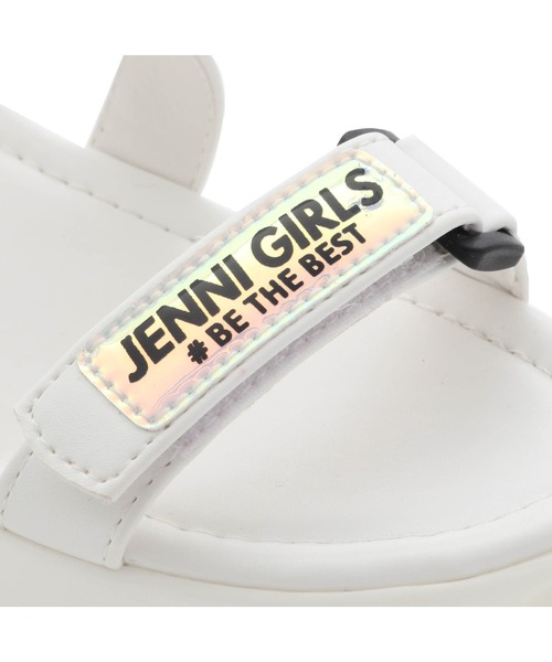 JENNI（ジェニィ）の「厚底クロススポサン（サンダル・キッズ・オフホワイト/ブラック・21cm/20cm/22cm/24cm/23cm）」の19枚目の写真