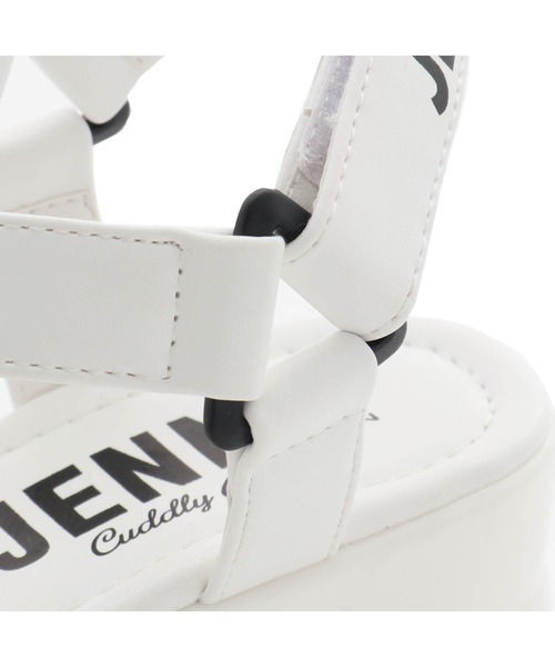 JENNI（ジェニィ）の「厚底クロススポサン（サンダル・キッズ・オフホワイト/ブラック・21cm/20cm/22cm/24cm/23cm）」の20枚目の写真